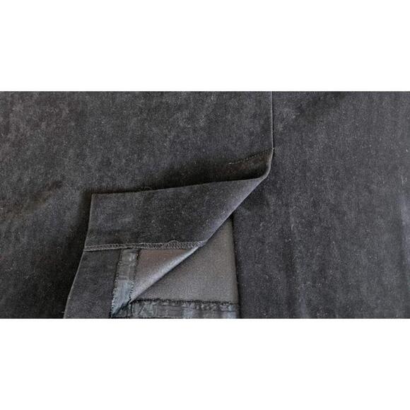 Nwt Doncaster Elegant Black Suede Like Skirt with Zip Detail - Picture 4 of 8